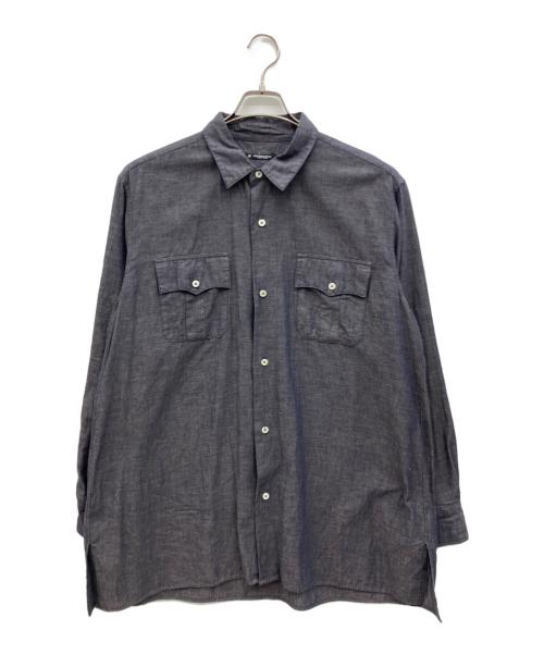 MAATEE&SONS（マーティーアンドサンズ）MAATEE&SONS (マーティーアンドサンズ) シャンブレーシャツ ブルー サイズ:3の古着・服飾アイテム