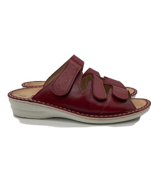 Finn Comfort（フィンコンフォート）Finn Comfort (フィンコンフォート) サンダル レッド サイズ:S(US6 UK3,1/2)の古着・服飾アイテム