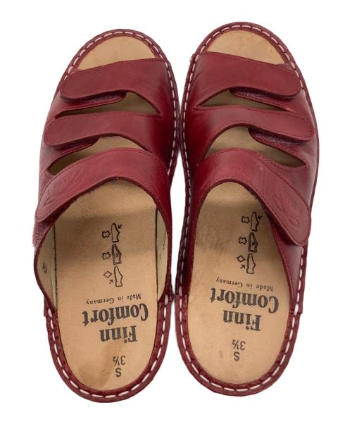 Finn Comfort（フィンコンフォート）Finn Comfort (フィンコンフォート) サンダル レッド サイズ:S(US6 UK3,1/2)の古着・服飾アイテム