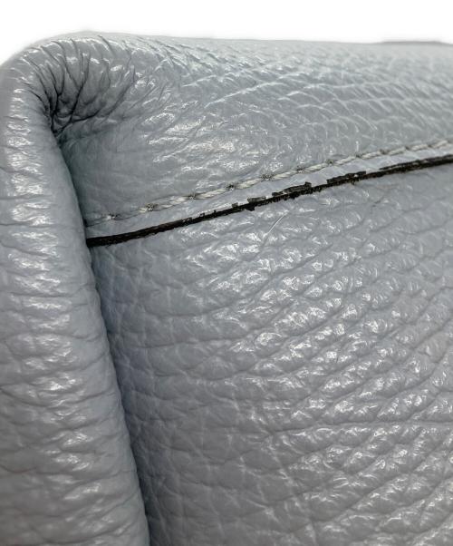 GIANNI CHIARINI（ジャンニ キアリーニ）GIANNI CHIARINI (ジャンニ キアリーニ) リバーシブルレザートートバッグ ブルーの古着・服飾アイテム