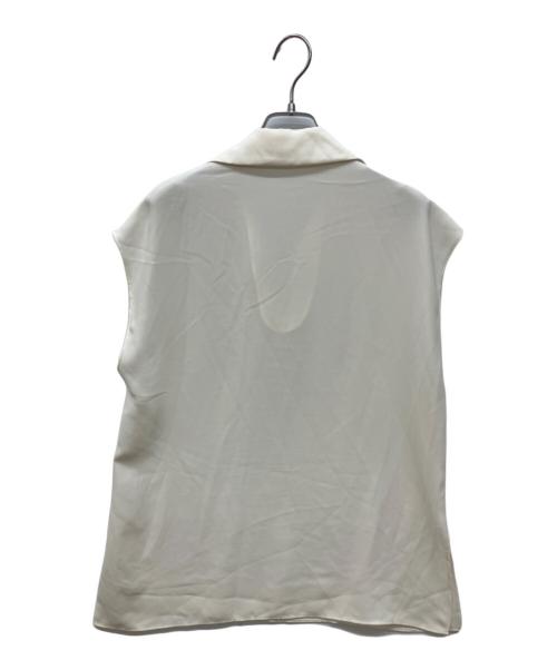 theory luxe（セオリーリュクス）theory luxe (セオリーリュクス) ノースリーブスキッパーブラウス アイボリー サイズ:38の古着・服飾アイテム