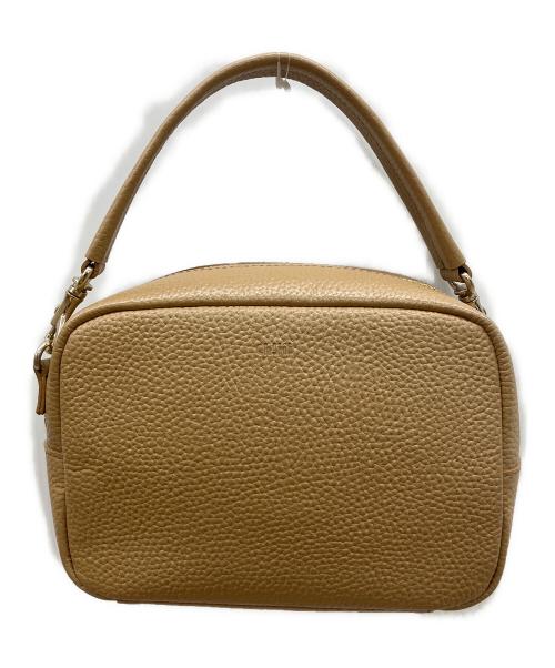 Ch!iii（チー）Ch!iii (チー) widebelt boston 2WAYショルダーバッグ　レザー ベージュの古着・服飾アイテム