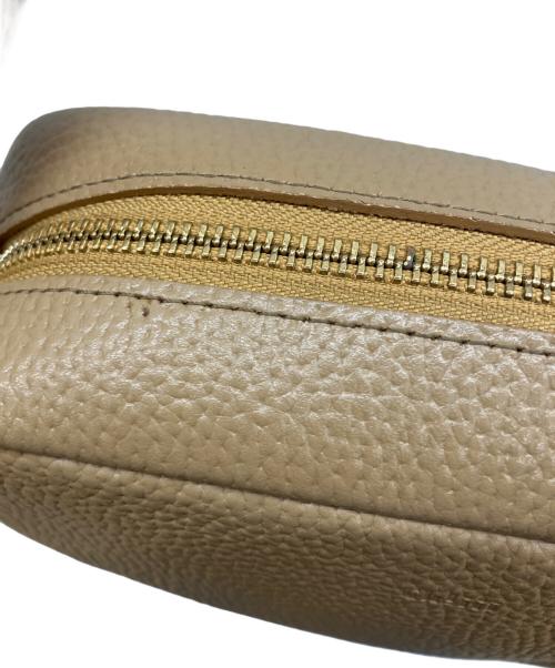 Ch!iii（チー）Ch!iii (チー) widebelt boston 2WAYショルダーバッグ　レザー ベージュの古着・服飾アイテム