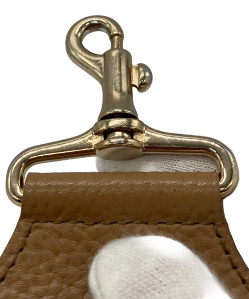 Ch!iii（チー）Ch!iii (チー) widebelt boston 2WAYショルダーバッグ　レザー ベージュの古着・服飾アイテム