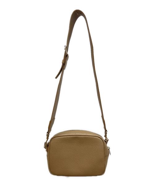 Ch!iii（チー）Ch!iii (チー) widebelt boston 2WAYショルダーバッグ　レザー ベージュの古着・服飾アイテム