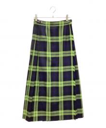 O'NEIL OF DUBLIN×UNITED ARROWS（オニールオブダブリン×ユナイテッドアローズ）の古着「スカート」｜ネイビー×グリーン
