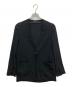 theory（セオリー）の古着「Powder Crepe Collarless JKT N　ノーカラージャケット」｜ブラック