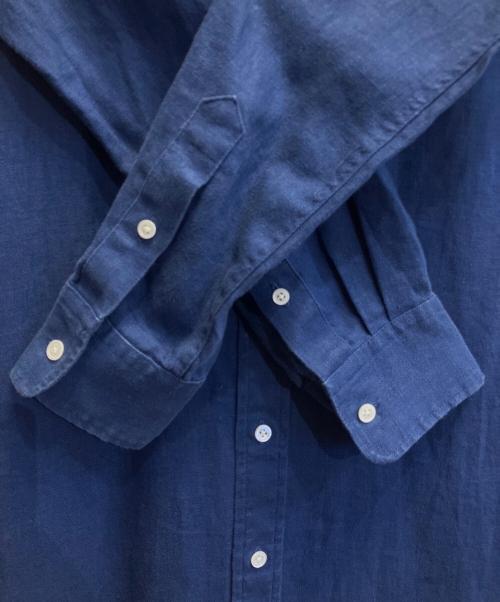 POLO RALPH LAUREN（ポロ・ラルフローレン）POLO RALPH LAUREN (ポロ・ラルフローレン) ロゴシャツドレス ブルーの古着・服飾アイテム