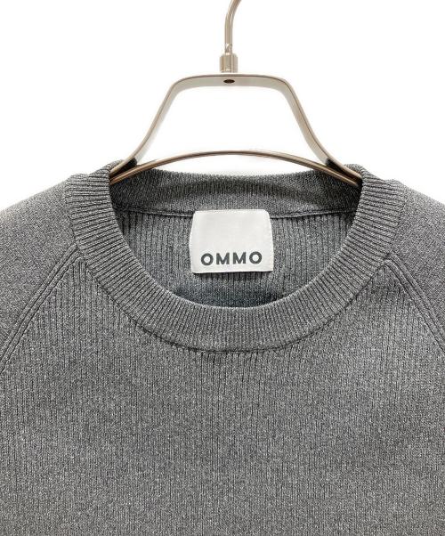 OMMO（オーエムエムオー）OMMO (オーエムエムオー) VOLUME SLEEVE KT TOP グレー サイズ:Fの古着・服飾アイテム
