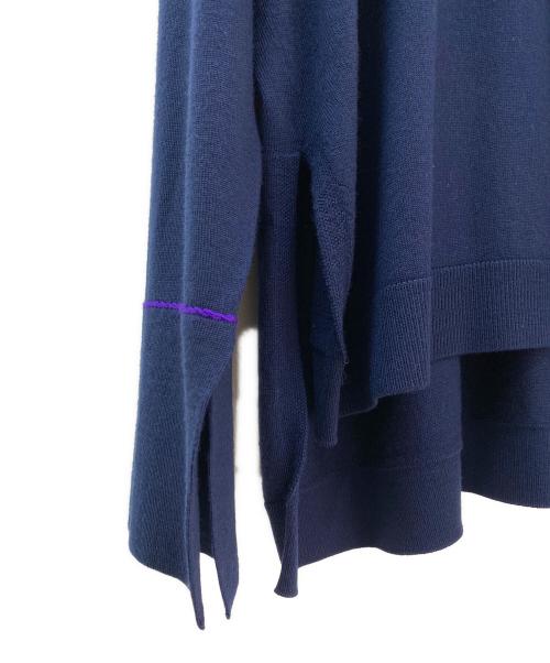 ENFOLD（エンフォルド）ENFOLD (エンフォルド) OPEN CUFF PULLOVER ネイビー サイズ:38の古着・服飾アイテム