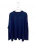 ENFOLD (エンフォルド) OPEN CUFF PULLOVER ネイビー サイズ:38：14000円
