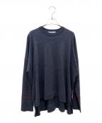 ENFOLDエンフォルド）の古着「OPEN CUFF PULLOVER」｜グレー