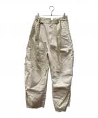 Knuth Marfクヌースマーフ）の古着「twobuckles patchwork denim」｜ベージュ