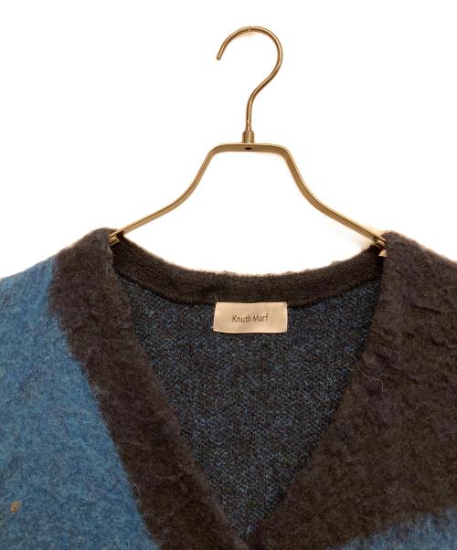 Knuth Marf（クヌースマーフ）Knuth Marf (クヌースマーフ) accent mohair cardigan ネイビー サイズ:-の古着・服飾アイテム