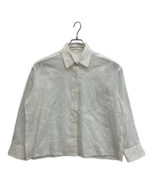 DEUXIEME CLASSE（ドゥーズィエム クラス）Deuxieme Classe (ドゥーズィエム クラス) Linen シャツ ホワイト サイズ:FREEの古着・服飾アイテム