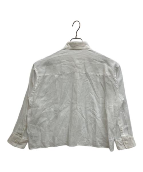 DEUXIEME CLASSE（ドゥーズィエム クラス）Deuxieme Classe (ドゥーズィエム クラス) Linen シャツ ホワイト サイズ:FREEの古着・服飾アイテム