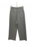 Spick and Span (スピックアンドスパン) ダブルクロスツータックパンツ グレー サイズ:SIZE 36：5000円