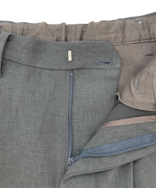 Spick and Span（スピック＆スパン）Spick and Span (スピックアンドスパン) ダブルクロスツータックパンツ チャコールグレー サイズ:SIZE 36の古着・服飾アイテム