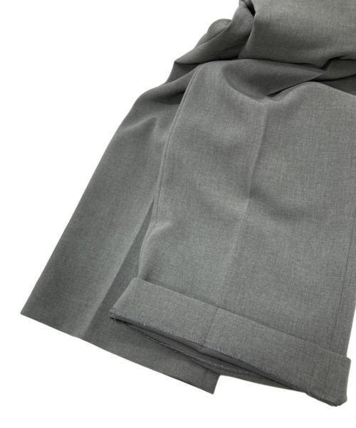 Spick and Span（スピック＆スパン）Spick and Span (スピックアンドスパン) ダブルクロスツータックパンツ チャコールグレー サイズ:SIZE 36の古着・服飾アイテム