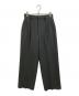 Spick and Span（スピックアンドスパン）の古着「ダブルクロスツータックパンツ」｜チャコールグレー