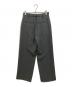 Spick and Span (スピックアンドスパン) ダブルクロスツータックパンツ チャコールグレー サイズ:SIZE 36：5000円