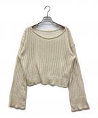 DEUXIEME CLASSEドゥーズィエム クラス）の古着「Reffine Pull ニット」｜ホワイト