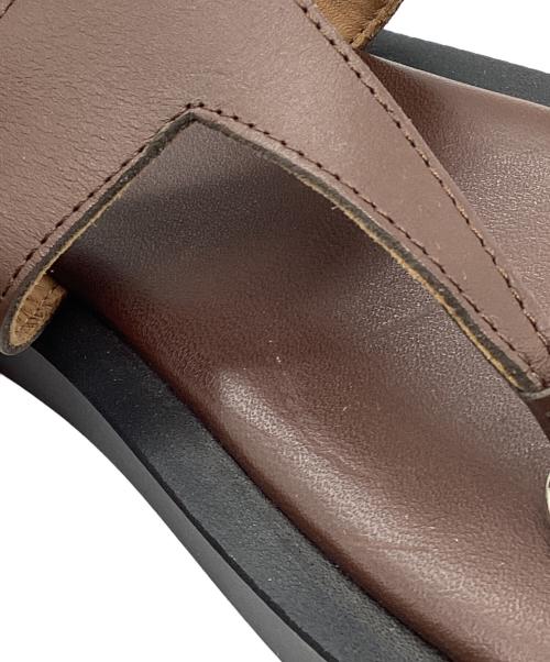 Caminando（カミナンド）Caminando (カミナンド) THONG PLATFORM / トング ブラウン サイズ:7の古着・服飾アイテム