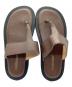 中古・古着 Caminando (カミナンド) THONG PLATFORM / トング ブラウン サイズ:7：6000円