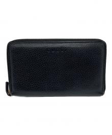GUCCI（グッチ）の古着「ラウンドファスナー長財布」｜ブラック