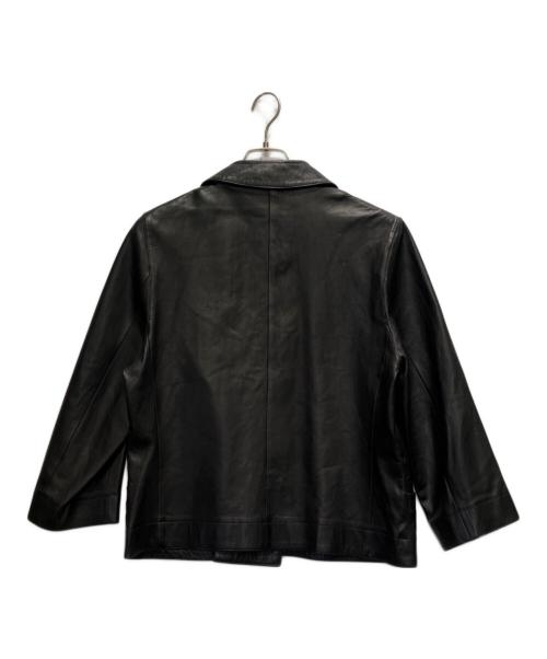 Narciso Rodriguez（ナルシソロドリゲス）Narciso Rodriguez (ナルシソロドリゲス) シープレザーダブルジャケット ブラック サイズ:不明の古着・服飾アイテム
