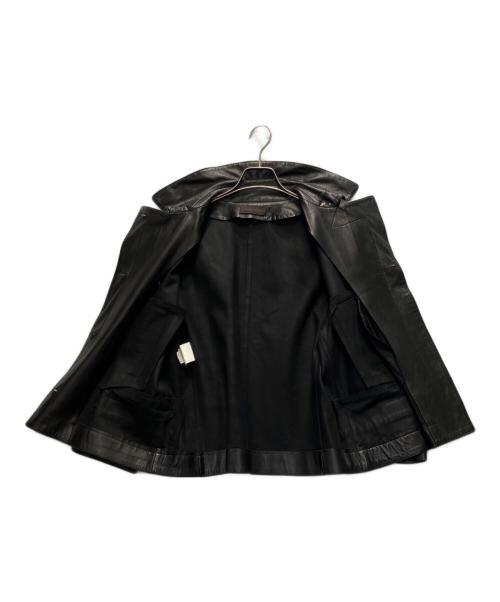 Narciso Rodriguez（ナルシソロドリゲス）Narciso Rodriguez (ナルシソロドリゲス) シープレザーダブルジャケット ブラック サイズ:不明の古着・服飾アイテム