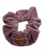 PRADAプラダ）の古着「ベルベット シュシュ」｜ピンク