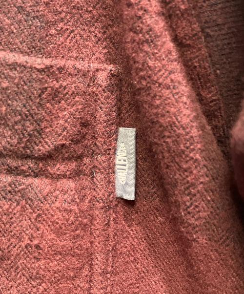 CHALLENGER（チャレンジャー）CHALLENGER (チャレンジャー) L/S PATCH CHECK SHIRT ボルドー サイズ:Lの古着・服飾アイテム