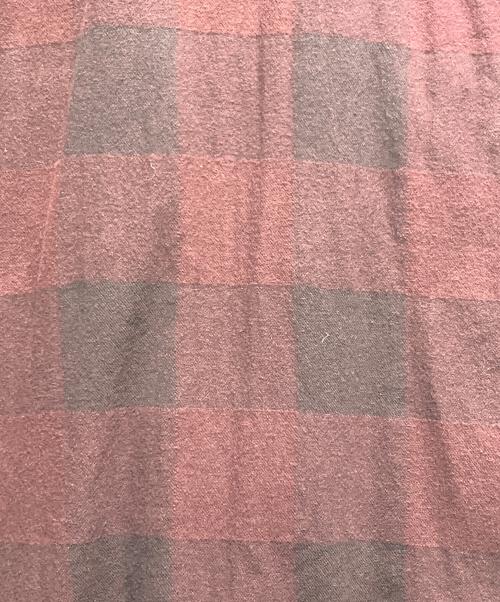 CHALLENGER（チャレンジャー）CHALLENGER (チャレンジャー) L/S PATCH CHECK SHIRT ボルドー サイズ:Lの古着・服飾アイテム