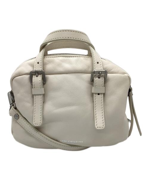 GIANNI CHIARINI（ジャンニ キアリーニ）GIANNI CHIARINI (ジャンニ キアリーニ) PIUMA 2WAYバッグ アイボリーの古着・服飾アイテム