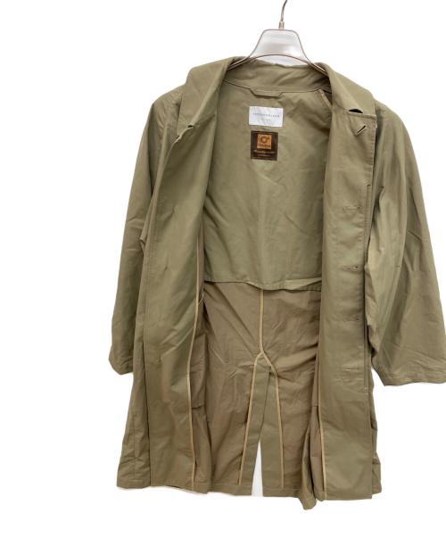 TOMORROW LAND（トゥモローランド）TOMORROW LAND (トゥモローランド) コットンナイロンツイル ステンカラーコート カーキ サイズ:Ｓの古着・服飾アイテム