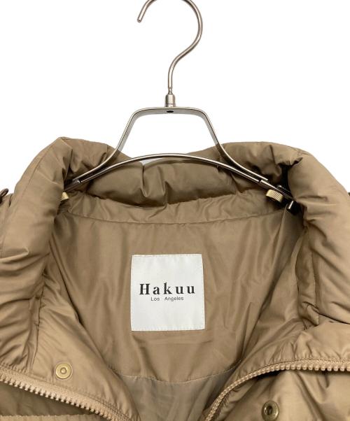 Hakuu（ハク）Hakuu (ハク) ダウンジャケット ブラウン サイズ:2の古着・服飾アイテム