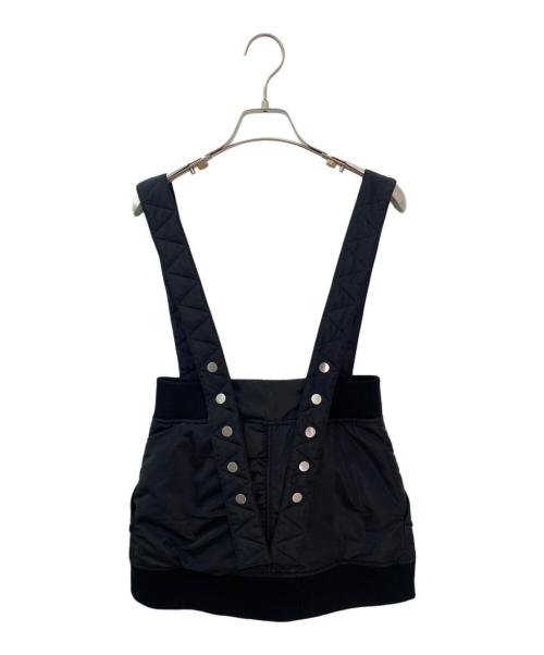 OMMO（オーエムエムオー）OMMO (オーエムエムオー) MA-1 VEST LAYERED SK ブラック サイズ:FREEの古着・服飾アイテム