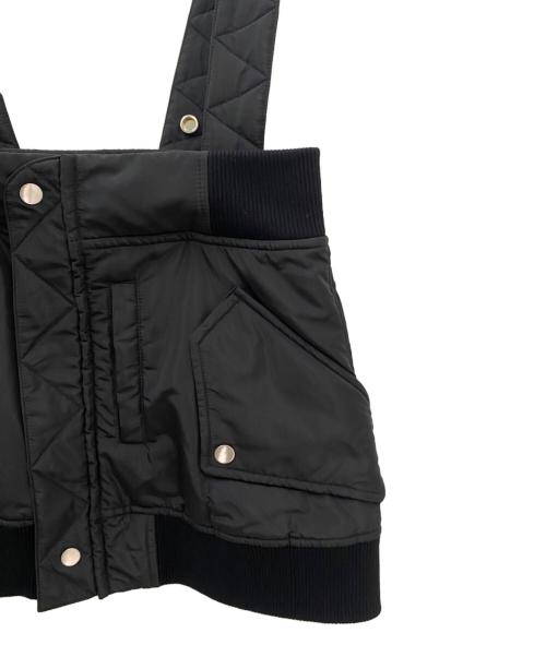 OMMO（オーエムエムオー）OMMO (オーエムエムオー) MA-1 VEST LAYERED SK ブラック サイズ:FREEの古着・服飾アイテム