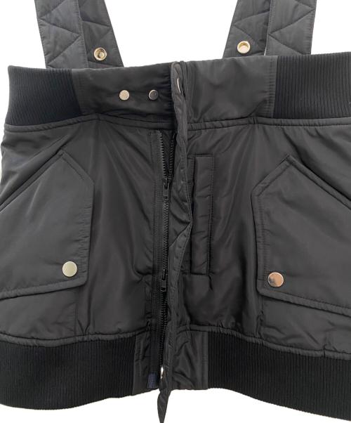 OMMO（オーエムエムオー）OMMO (オーエムエムオー) MA-1 VEST LAYERED SK ブラック サイズ:FREEの古着・服飾アイテム