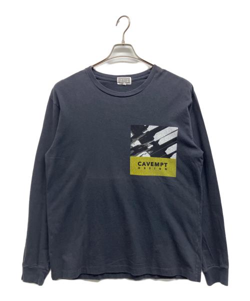 CAV EMPT（シーイー）CAV EMPT (シーイー) BEAUTY&YOUTH (ビューティーアンドユース) Design Block Long Sleeve T チャコールグレー サイズ:Lの古着・服飾アイテム