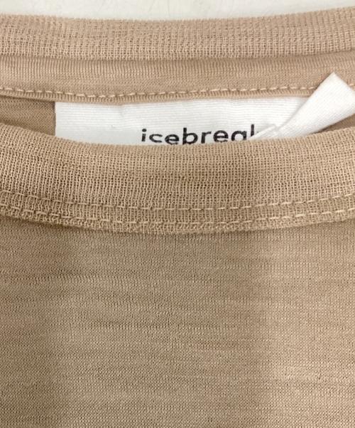 Icebreaker（アイスブレーカー）Icebreaker (アイスブレーカー) 150 ショートスリーブ ポケット ティー ベージュ サイズ:Mの古着・服飾アイテム