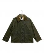 Barbour×MARGARET HOWELLバブアー×マーガレットハウエル）の古着「MH SPEY WAX/コラボオイルドスペイジャケット」｜カーキ