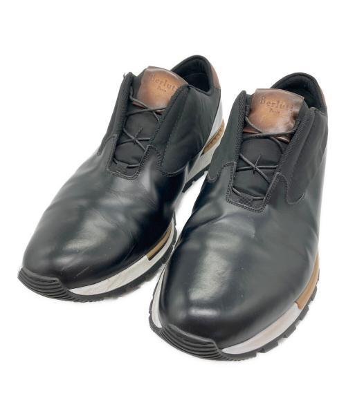 Berluti（ベルルッティ）Berluti (ベルルッティ) ファストトラックレザースニーカー ブラック サイズ:11の古着・服飾アイテム