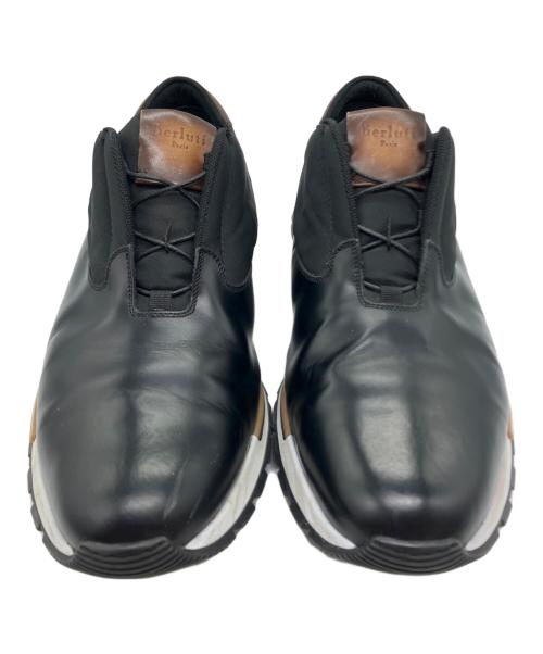 Berluti（ベルルッティ）Berluti (ベルルッティ) ファストトラックレザースニーカー ブラック サイズ:11の古着・服飾アイテム