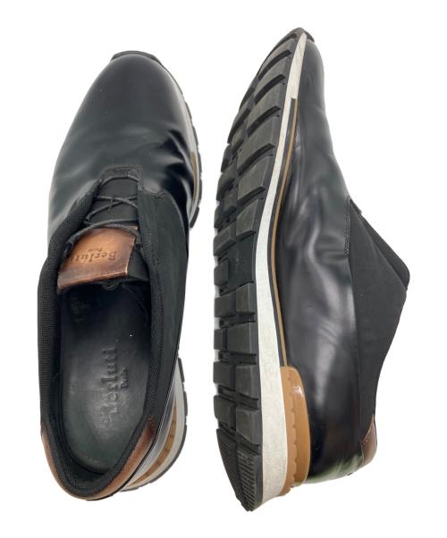 Berluti（ベルルッティ）Berluti (ベルルッティ) ファストトラックレザースニーカー ブラック サイズ:11の古着・服飾アイテム