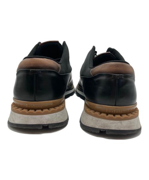Berluti（ベルルッティ）Berluti (ベルルッティ) ファストトラックレザースニーカー ブラック サイズ:11の古着・服飾アイテム