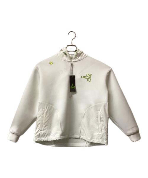 PW CIRCULUS（ピーダブリュサーキュラス）PW CIRCULUS (ピーダブリュサーキュラス) ダンボール デタッチャブルフーディー ホワイト サイズ:1の古着・服飾アイテム