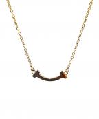 TIFFANY & Co.ティファニー）の古着「Tスマイルミニネックレス/K18」