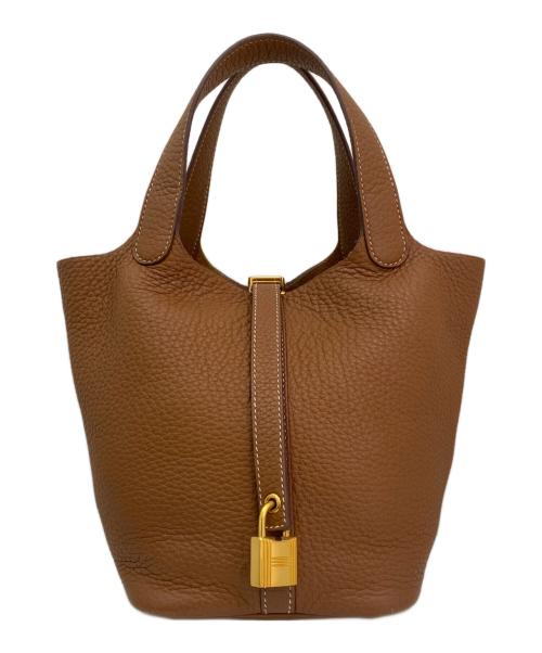HERMES（エルメス）HERMES (エルメス) ピコタンロックPM ブラウン系の古着・服飾アイテム